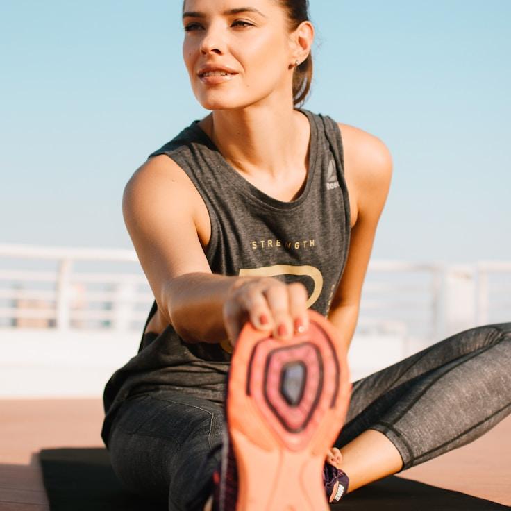 Group fitness class in a modern studio setting